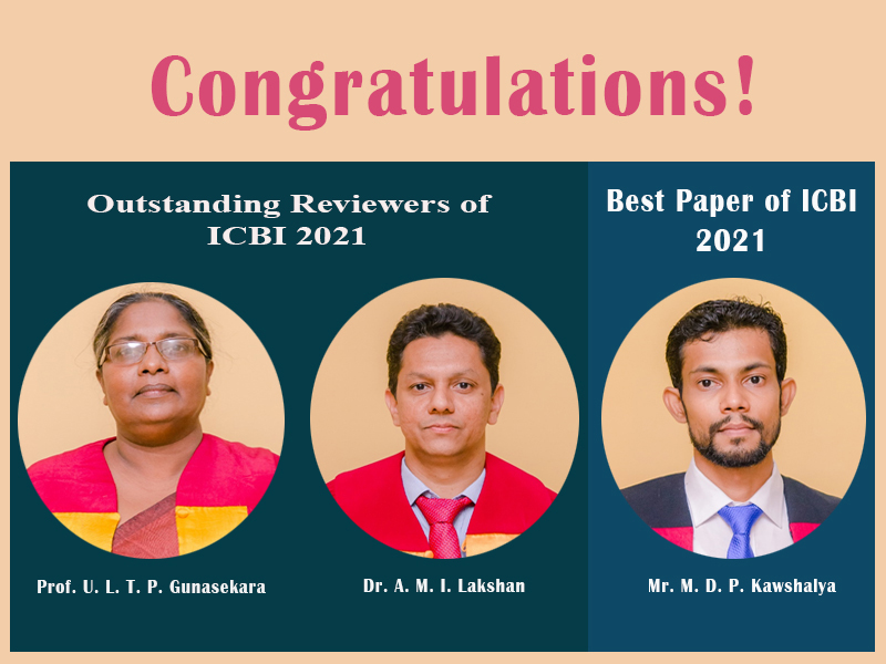 ICBI 2021 Awards Winners