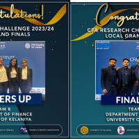 University of Kelaniya, Department of Finance Shines as Runners-up at CFA Research Challenge 2023/24