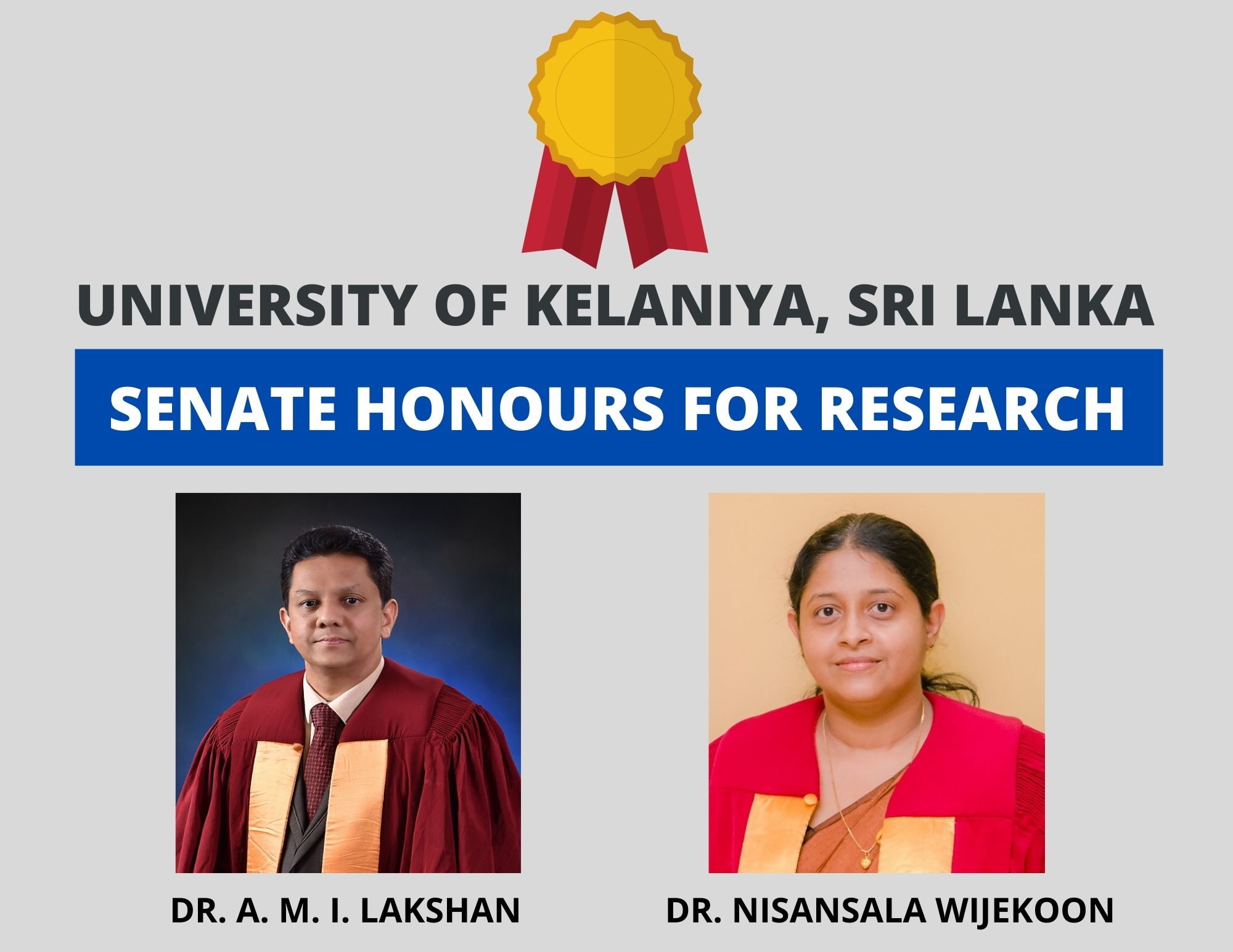 Senate honours for research
