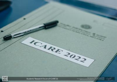 Students' Research Forum of ICARE’22