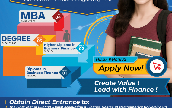 Applications for Higher Diploma in Business Finance 2025