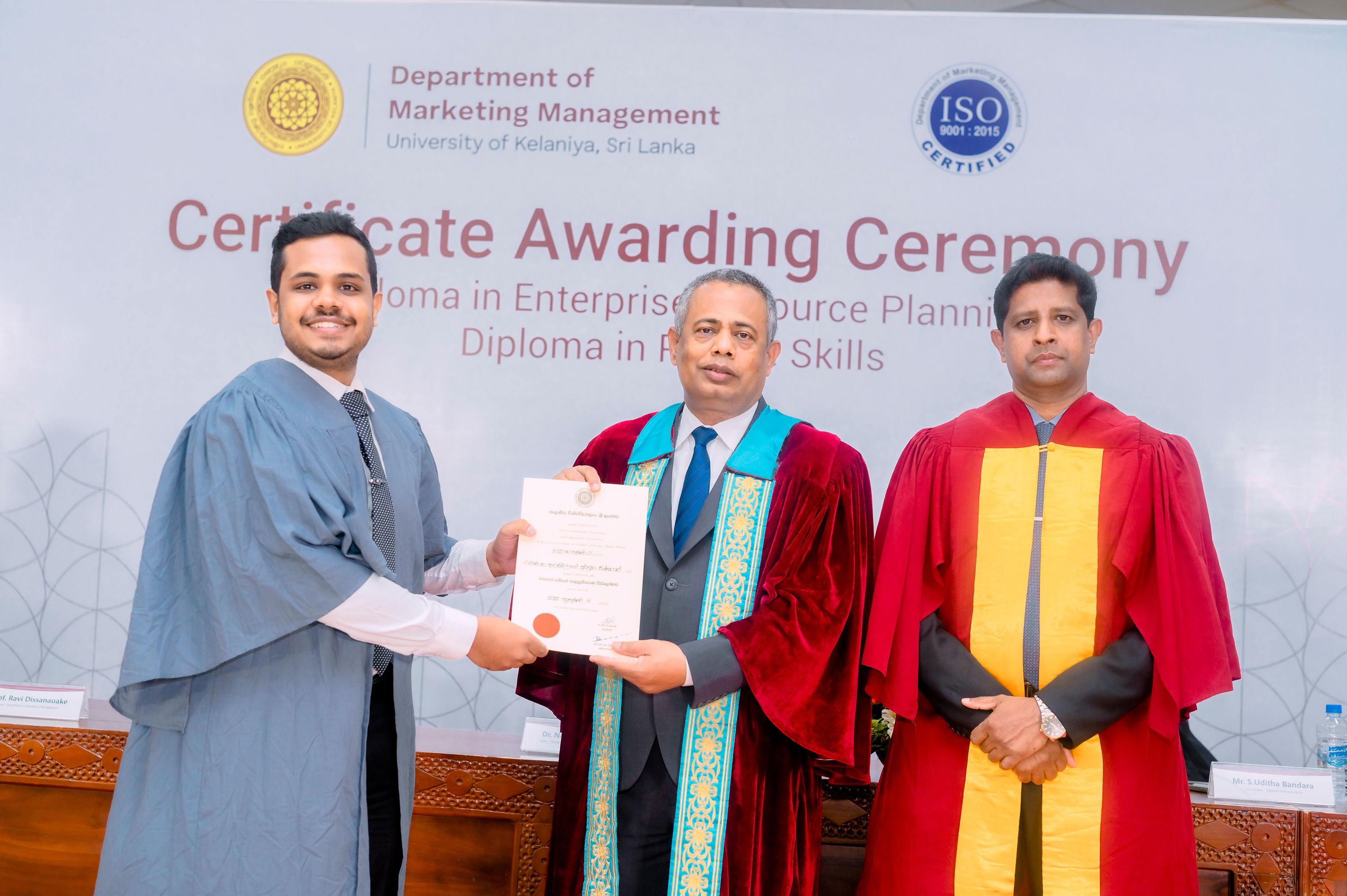 Diploma Awarding Ceremony of Diploma in People Skills and Diploma in Enterprise Resource Planning