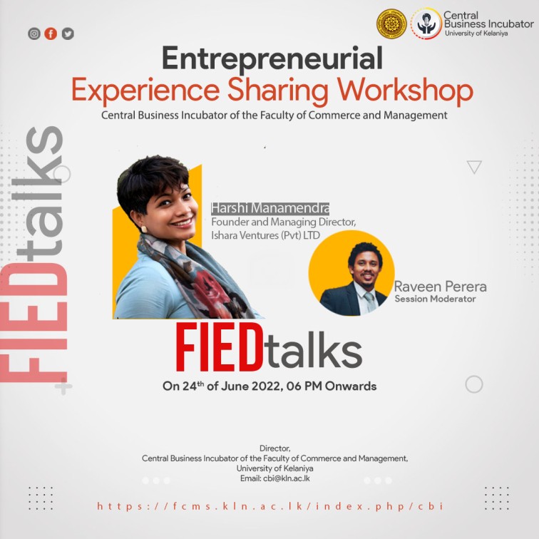 Entrepreneurial Experience Sharing Workshop 3